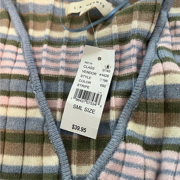 LA Hearts Striped Cardigan - Picture 6 of 7